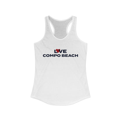 Love Compo Beach Women's Ideal Racerback Tank Top