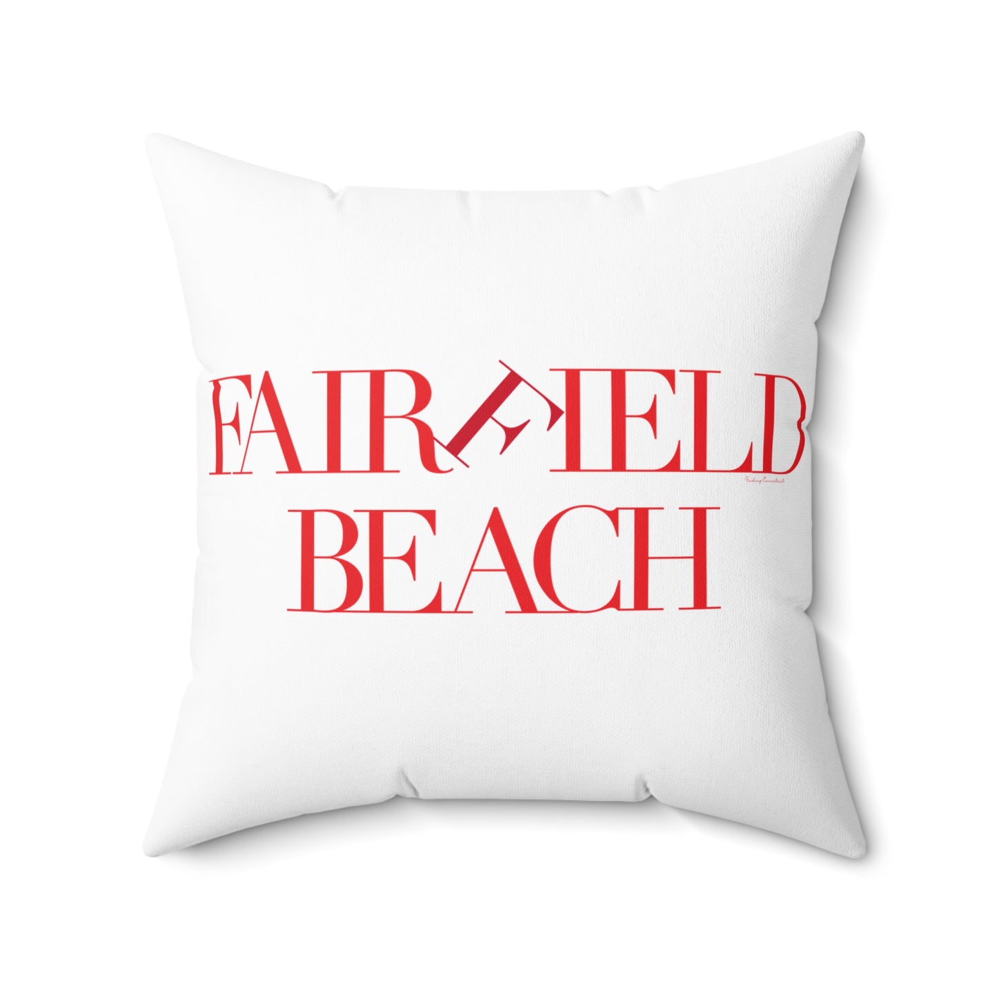 41 Tilt Fairfield Beach Spun Polyester Square Pillow