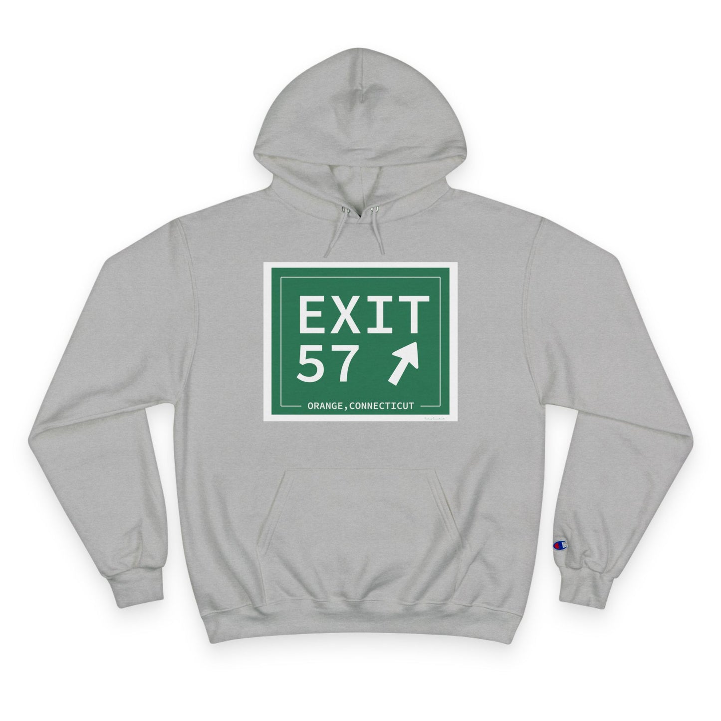 Vintage Exit 57 WCP Sign Champion Hoodie