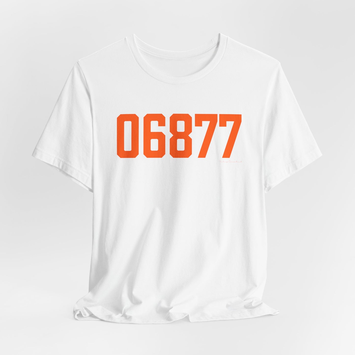 06877 Ridgefield Connecticut Zip Code Unisex Jersey Short Sleeve T-Shirt