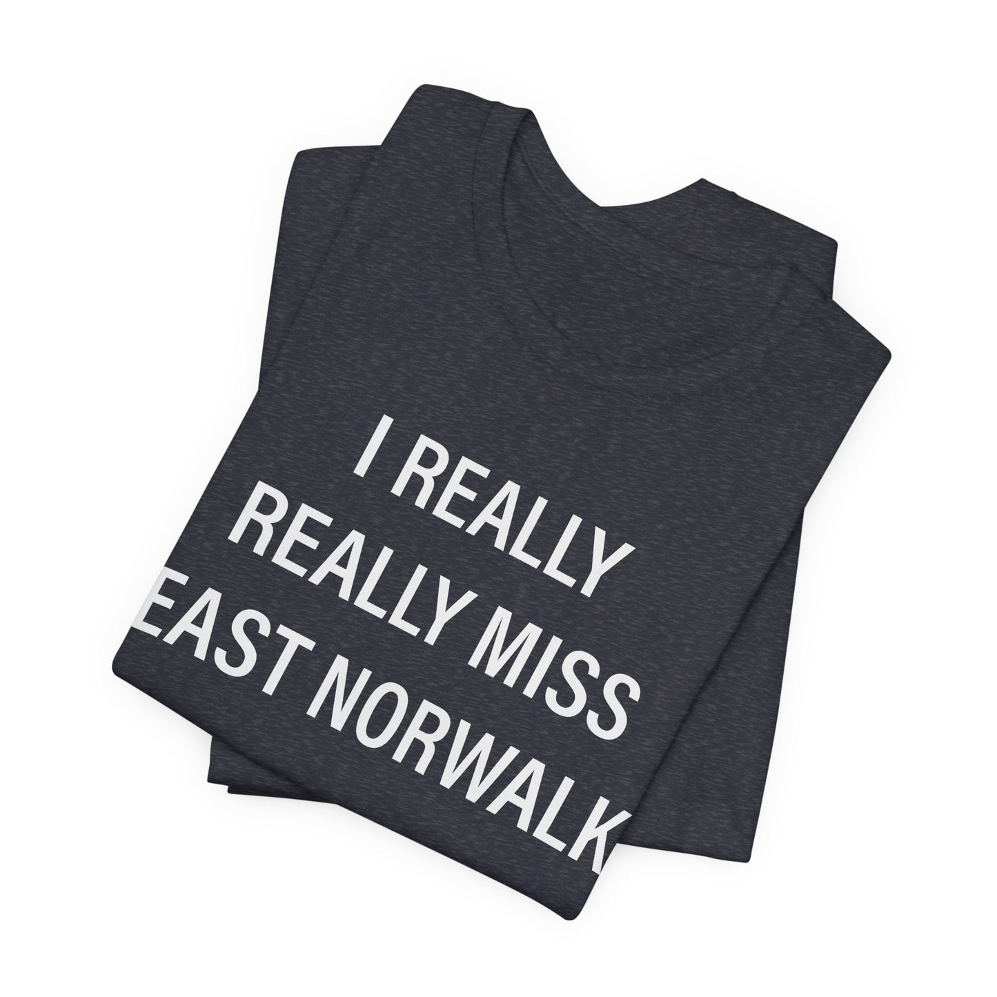 I Really Really Miss East Norwalk Unisex Jersey Short Sleeve T-Shirt