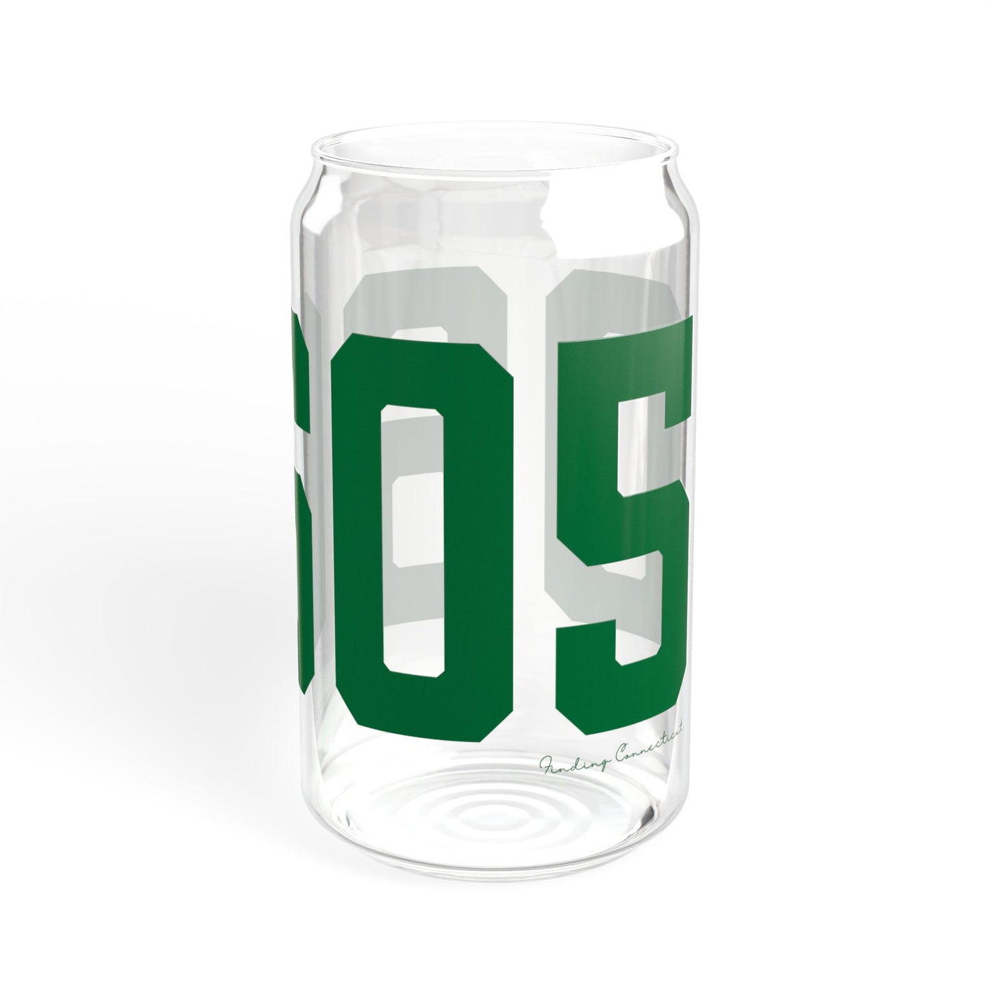 06605 Bridgeport Connecticut Zip Code Sipper Glass, 16oz