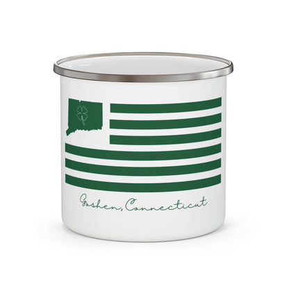 Goshen Connecticut St. Patrick’s Day Flag Enamel Camping Mug
