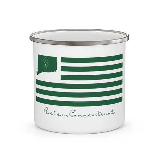 Goshen Connecticut St. Patrick’s Day Flag Enamel Camping Mug