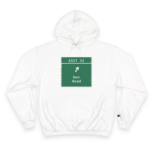 Vintage Merritt Parkway Exit 33 Sign Champion Hoodie
