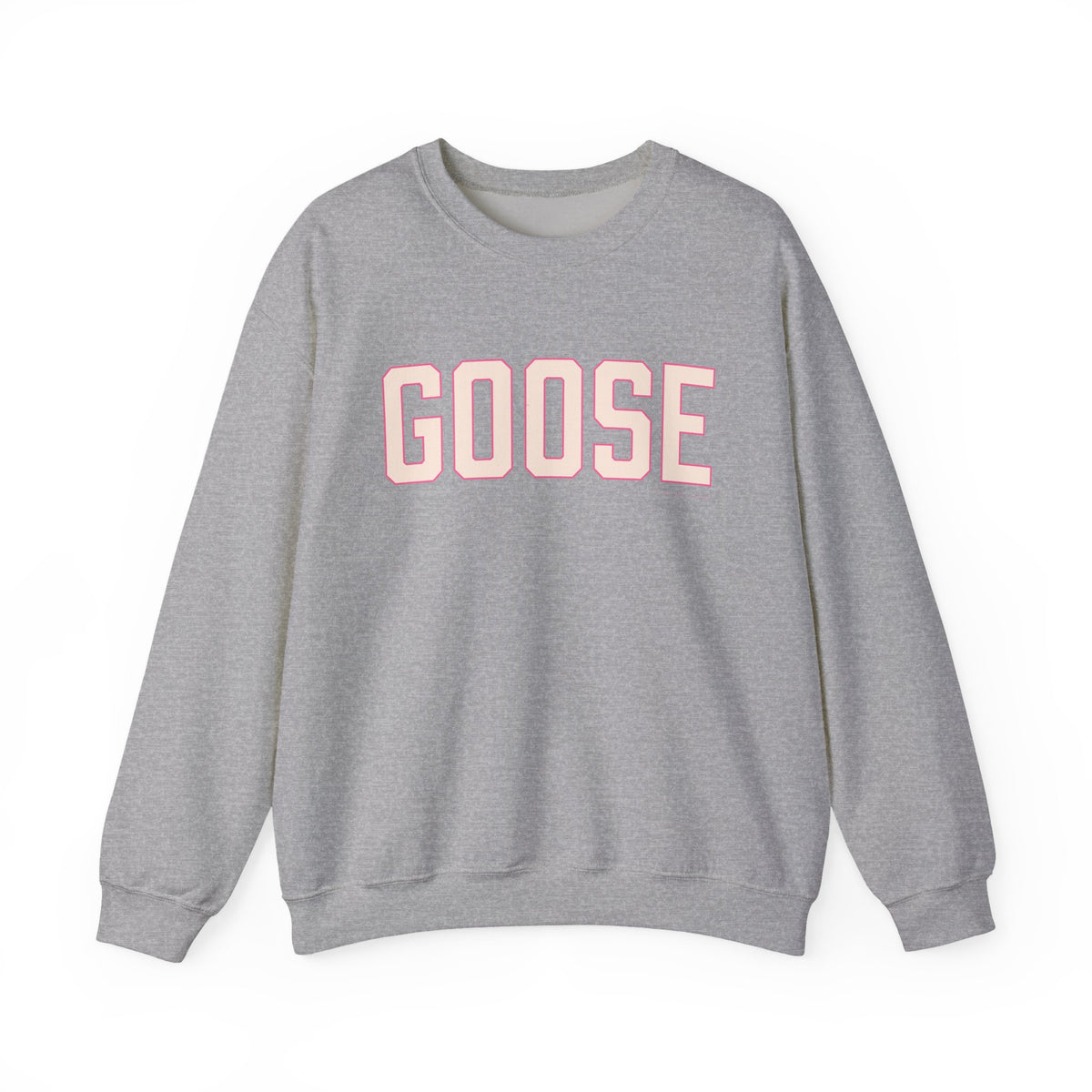 Goose Zip Code Peach & Pink Unisex Heavy Blend™ Crewneck Sweatshirt