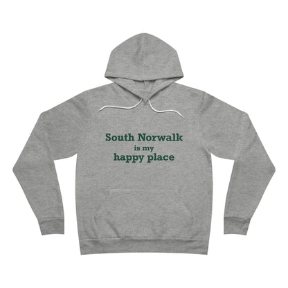 South Norwalk is My Happy Place Unisex Sponge Fleece Pullover Hoodie