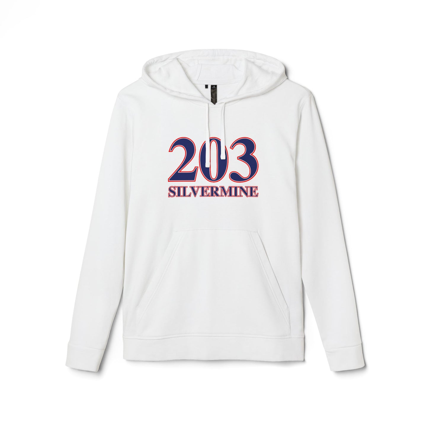 203 Silvermine Red, White & Blue adidas Unisex Fleece Hoodie