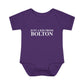Just a kid from Bolton Infant Baby Rib Bodysuit