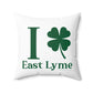 I Clover East Lyme Spun Polyester Square Pillow