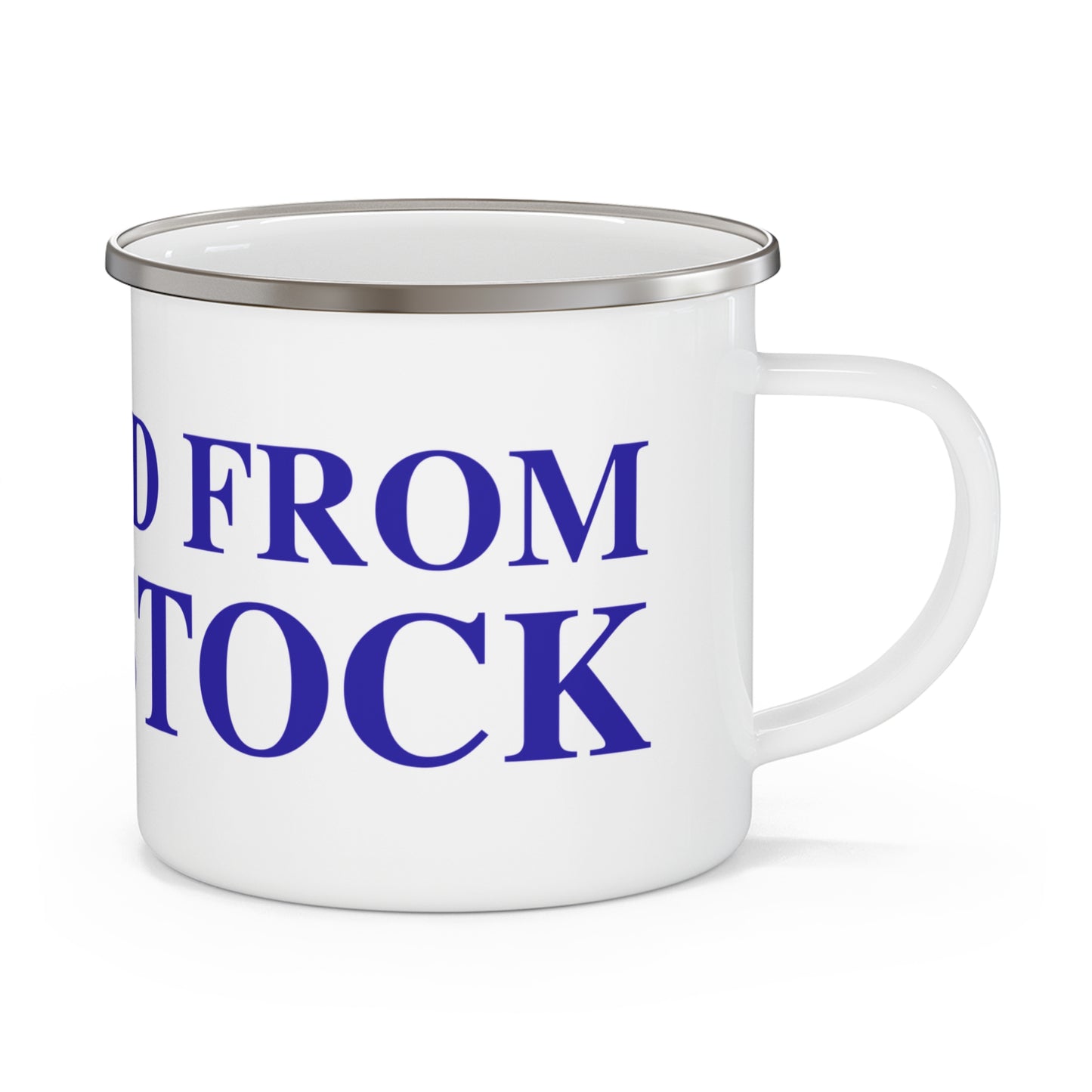 Just a kid from Woodstock Enamel Camping Mug