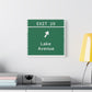 Vintage Merritt Parkway Exit 29 Sign Matte Canvas, Stretched, 1.25"