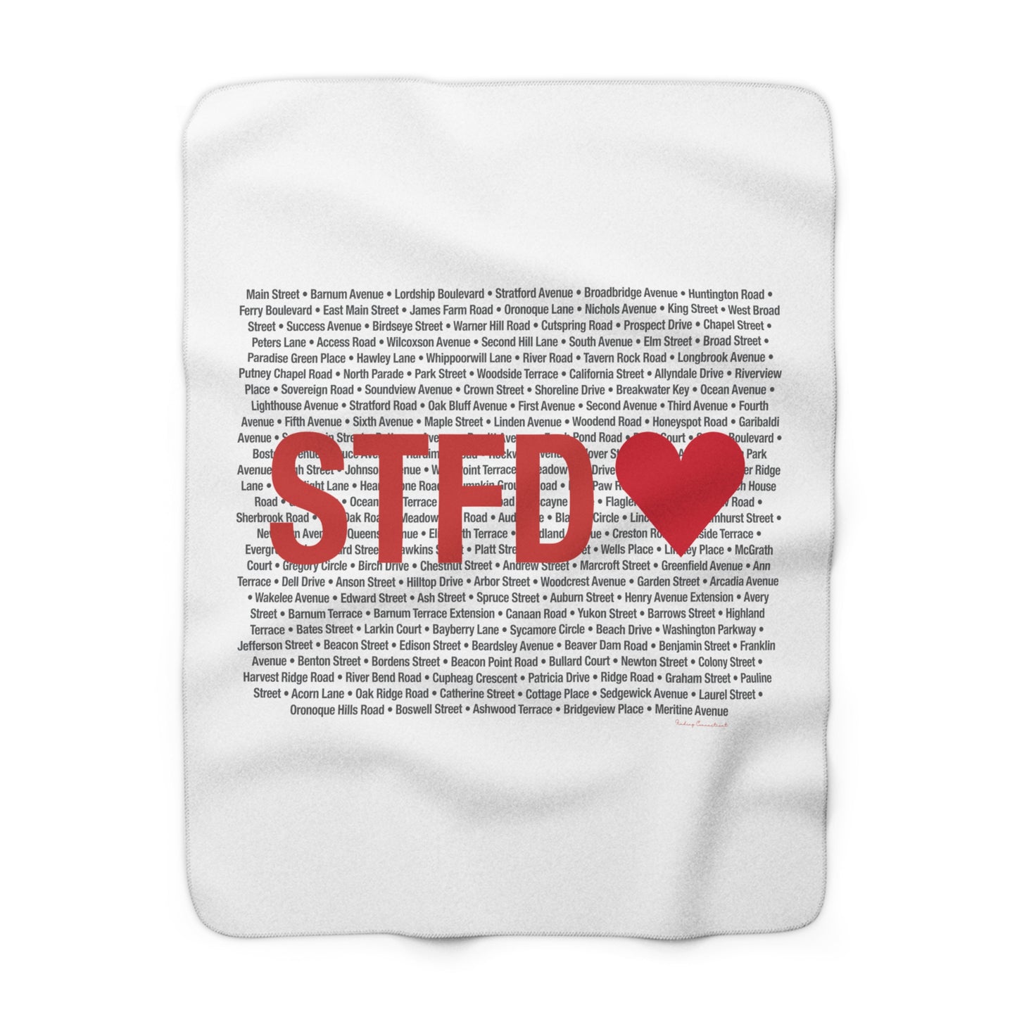 Stratford Love  Sherpa Fleece Blanket