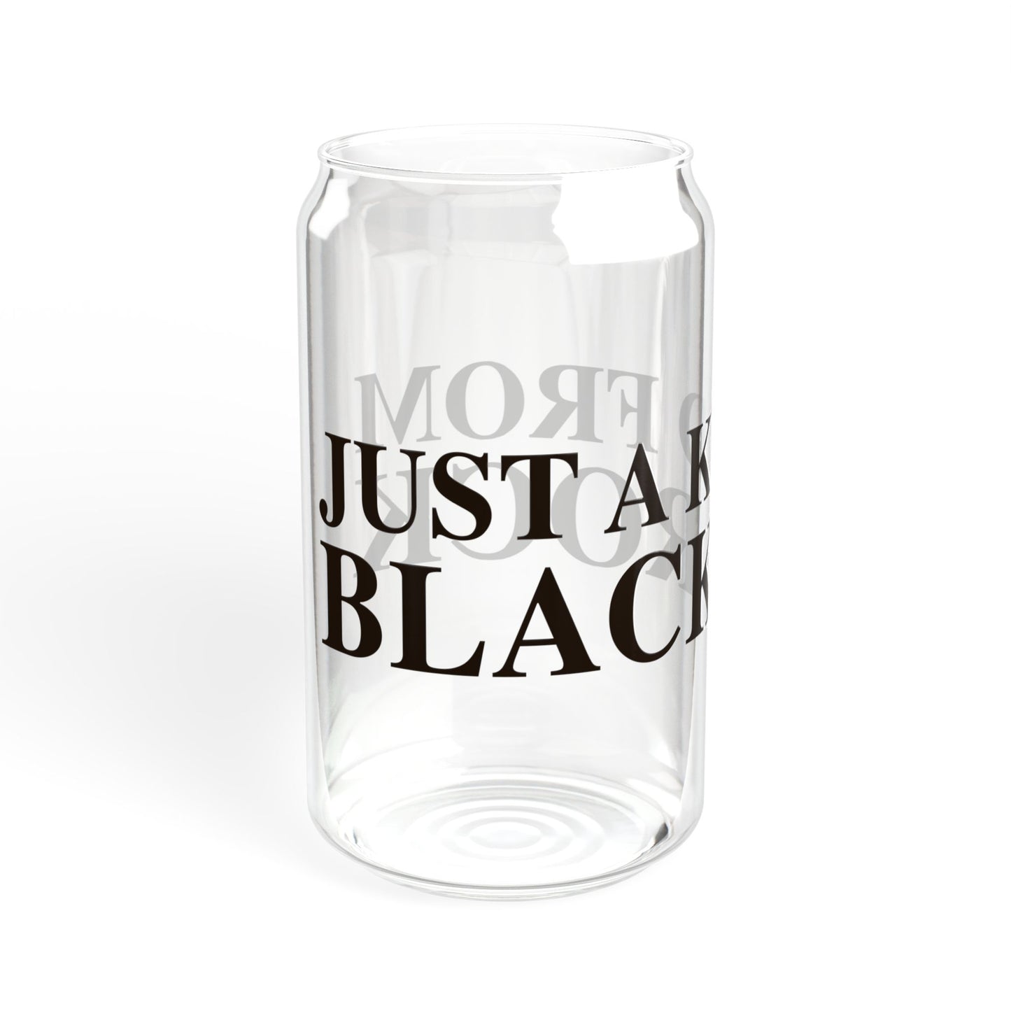 Just a kid from Black Rock Sipper Glass, 16oz