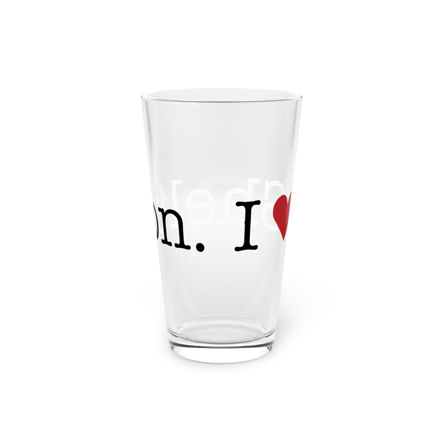I Heart Shelton. Pint Glass, 16oz