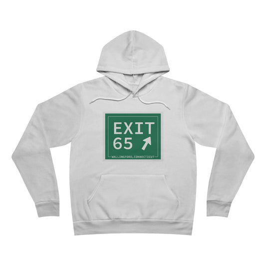 Vintage Exit 65 WCP Sign Unisex Sponge Fleece Pullover Hoodie