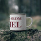 Just a kid from Bethel Enamel Camping Mug