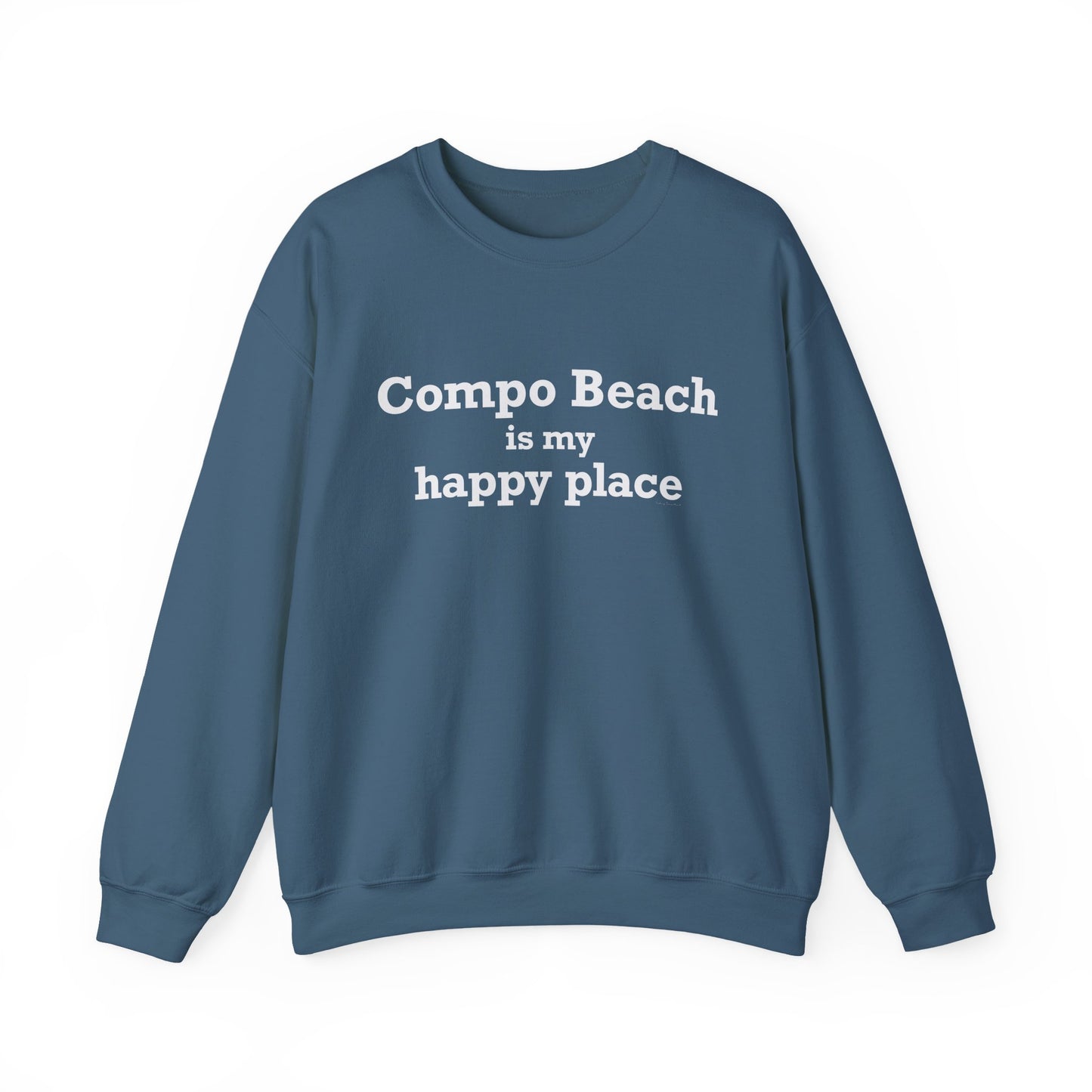 Compo Beach Is My Happy Place Unisex Heavy Blend™ Crewneck Sweatshirt