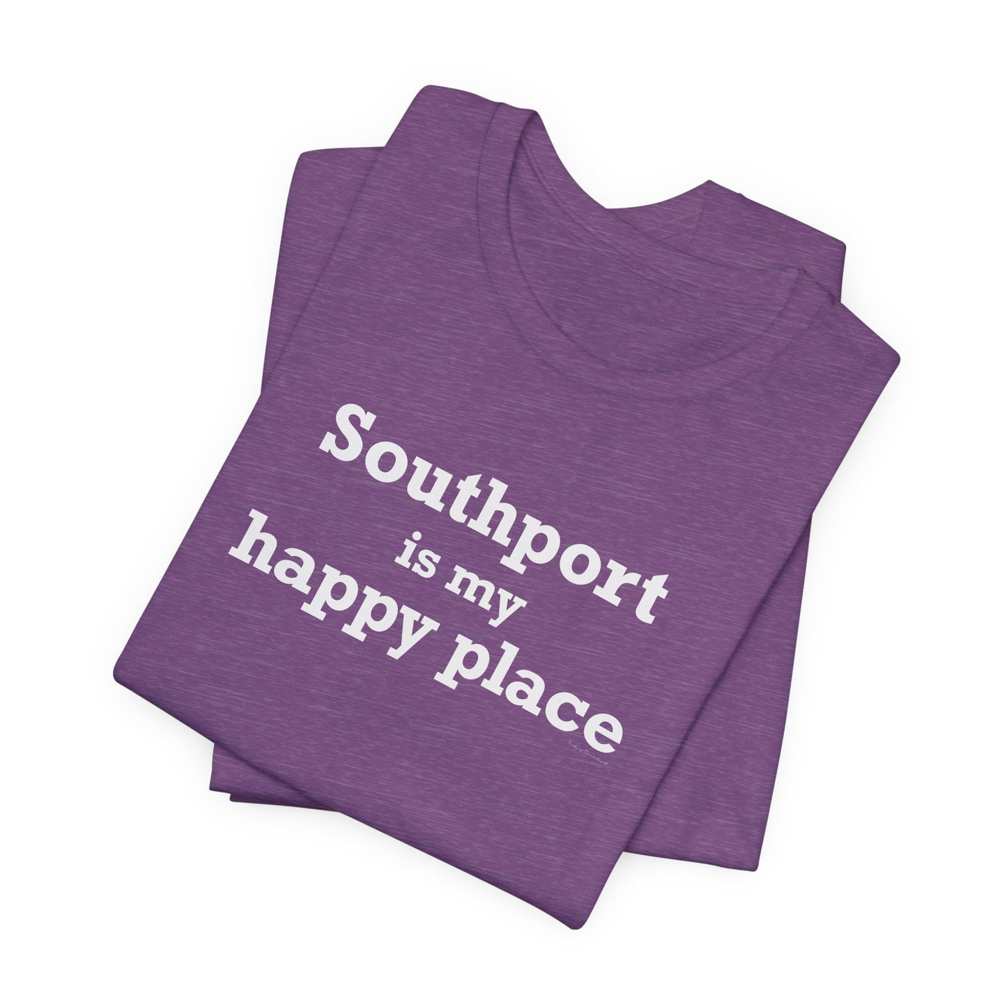 Southport is My Happy Place Unisex Jersey Short Sleeve T-Shirt