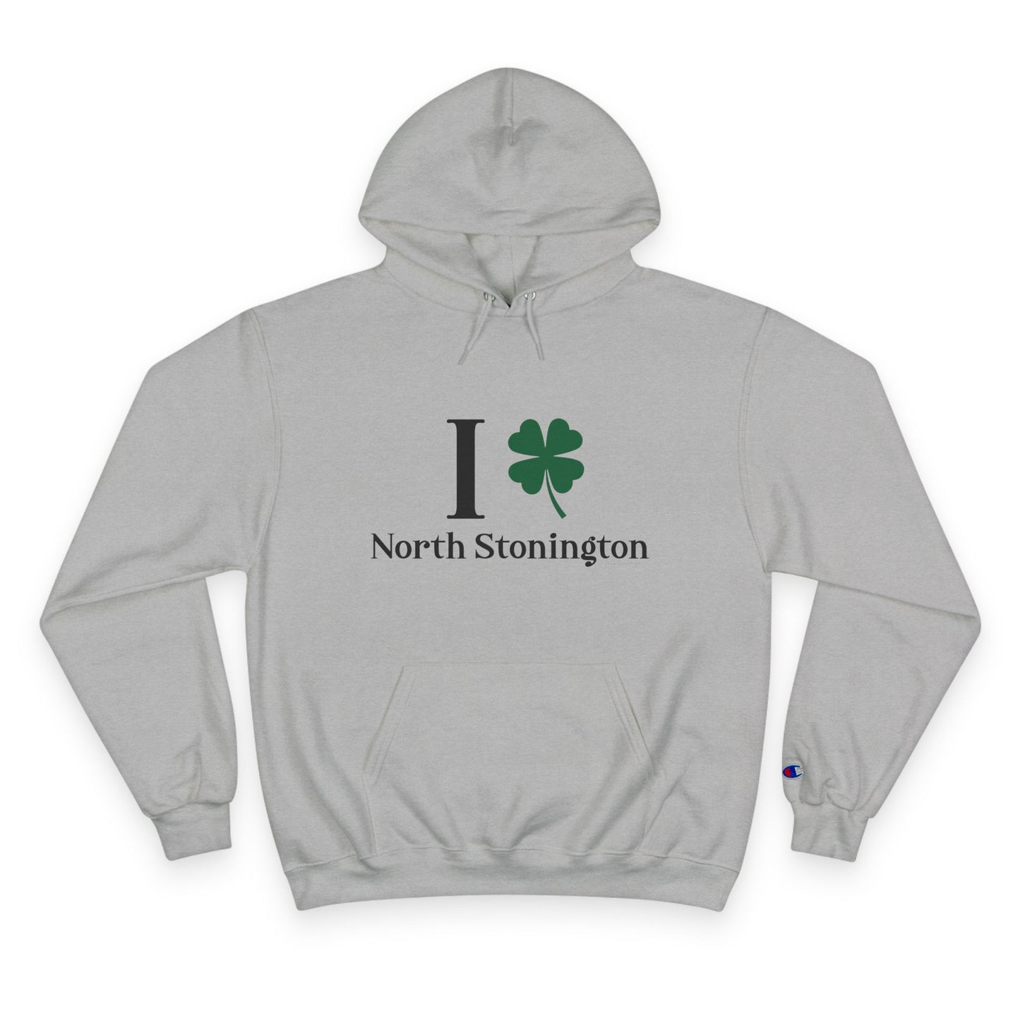 I Clover North Stonington Champion Hoodie