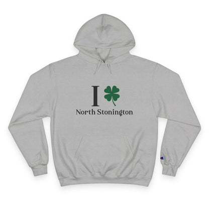I Clover North Stonington Champion Hoodie