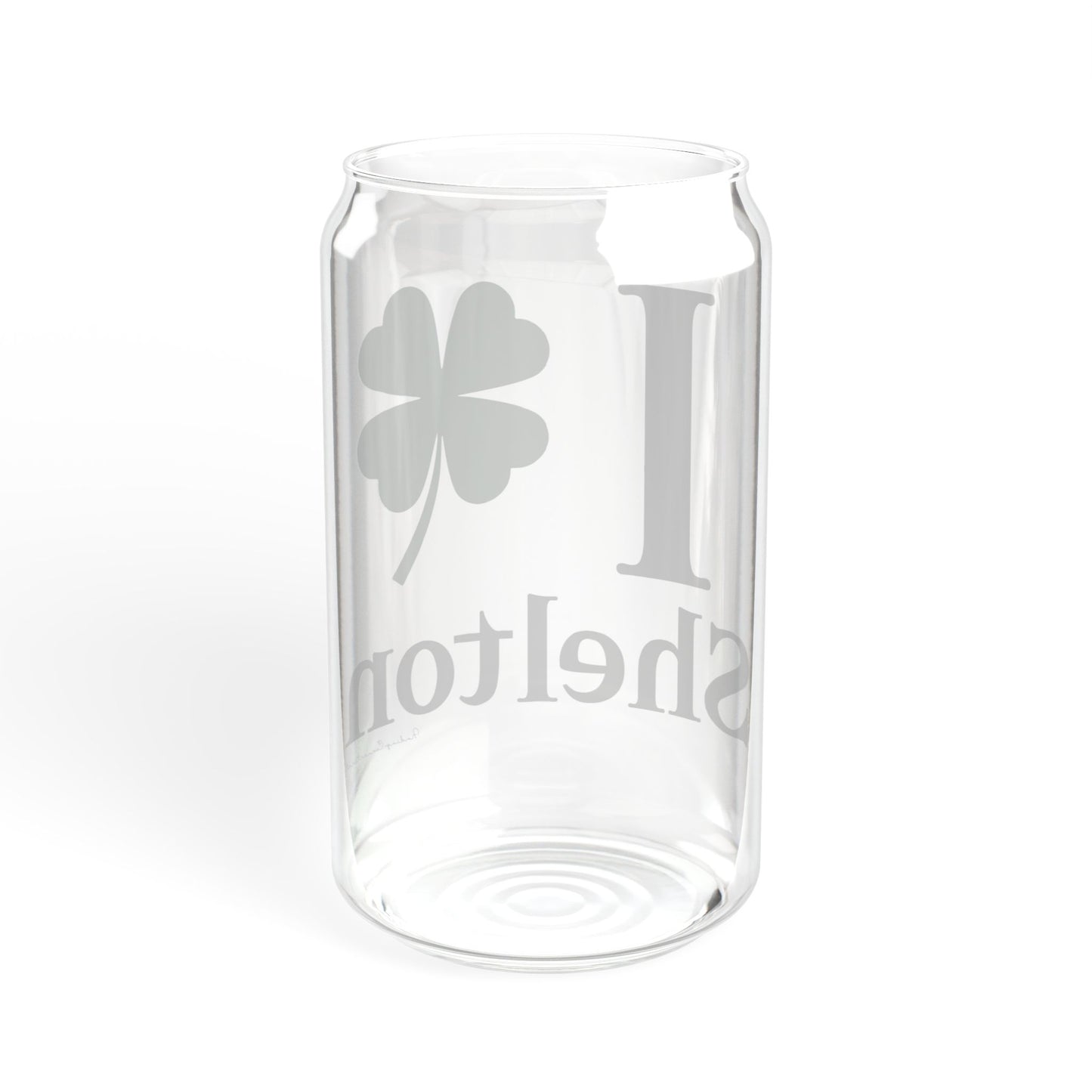 I Clover Shelton Sipper Glass, 16oz