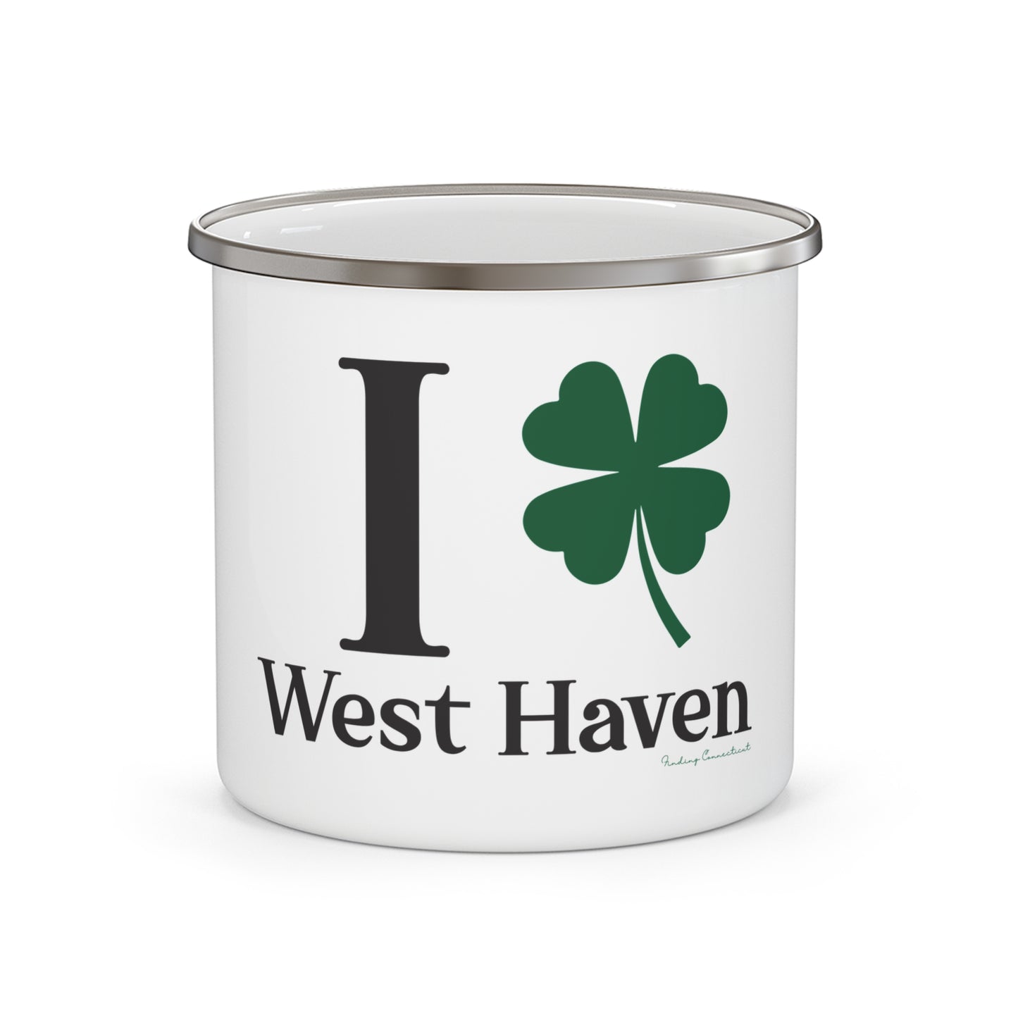 I Clover West Haven Enamel Camping Mug