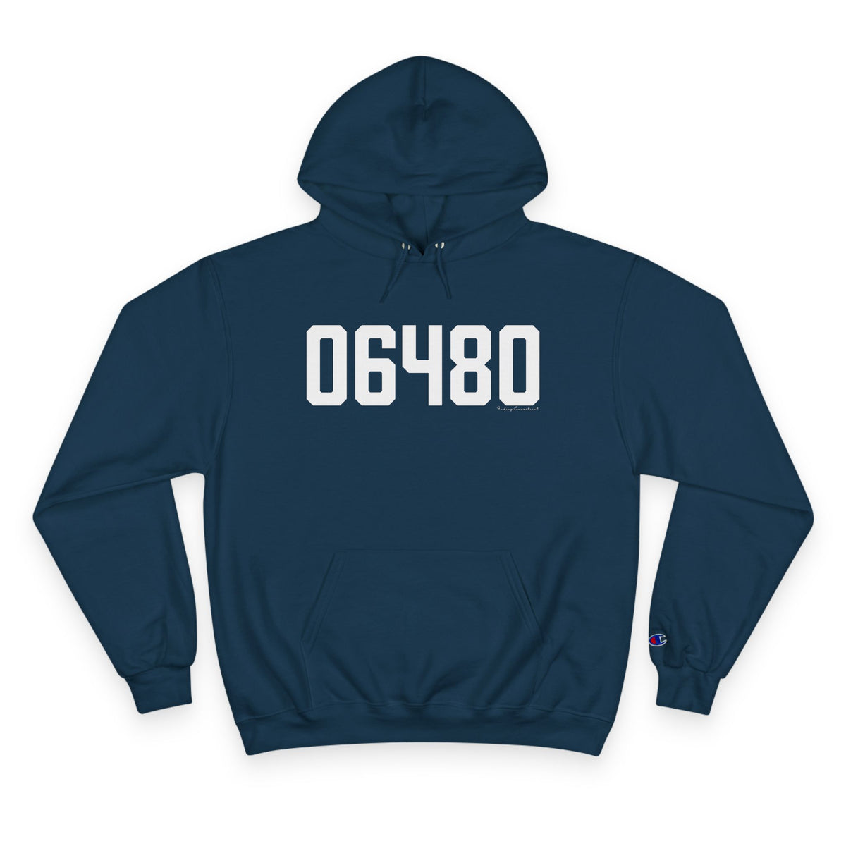06480 Portland CT Zip Code Champion Hoodie