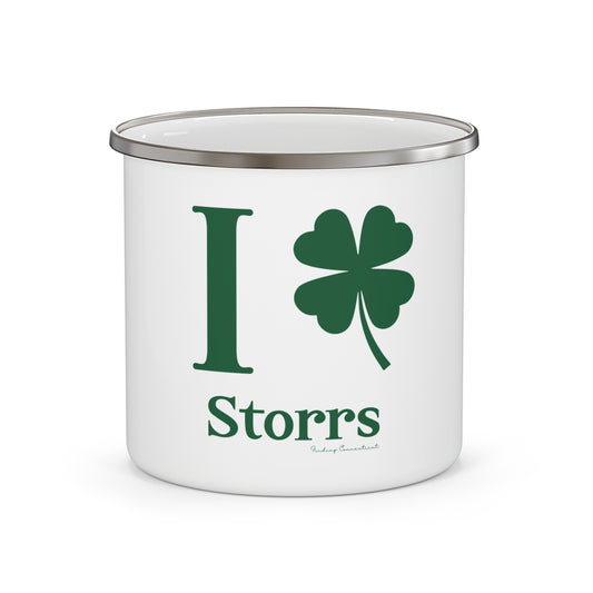 I Clover Storrs Enamel Camping Mug