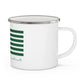 Ridgefield Connecticut St. Patrick's Day Flag Enamel Camping Mug