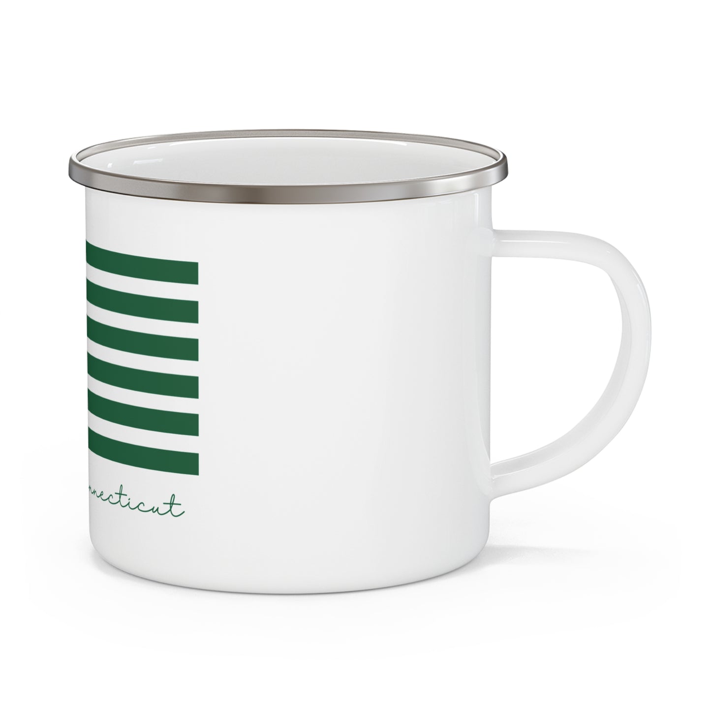 Ridgefield Connecticut St. Patrick's Day Flag Enamel Camping Mug