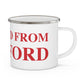 Just a kid from Branford Enamel Camping Mug