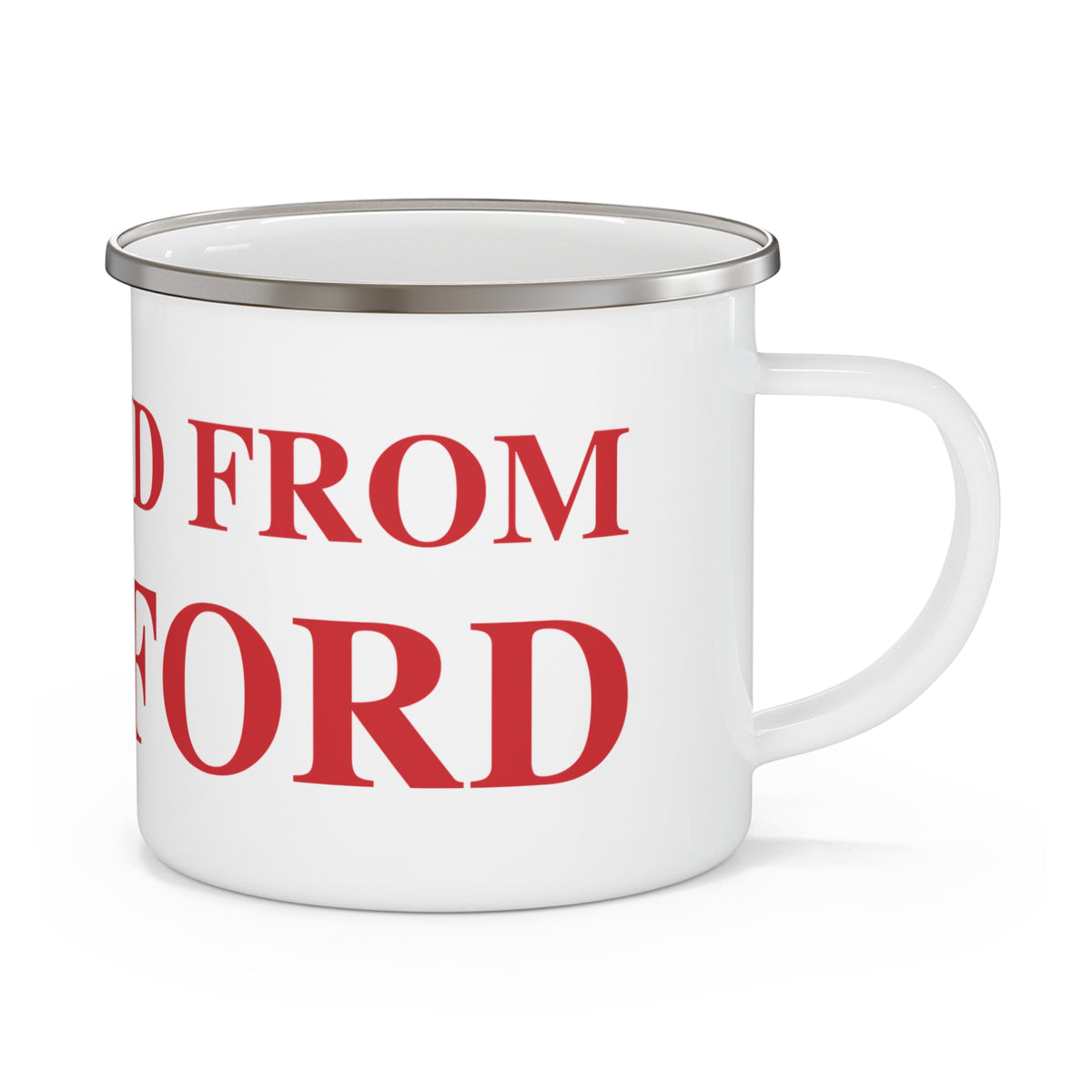Just a kid from Branford Enamel Camping Mug