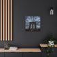 In the middle of the bridge Gallery Canvas Wraps, Square Frame