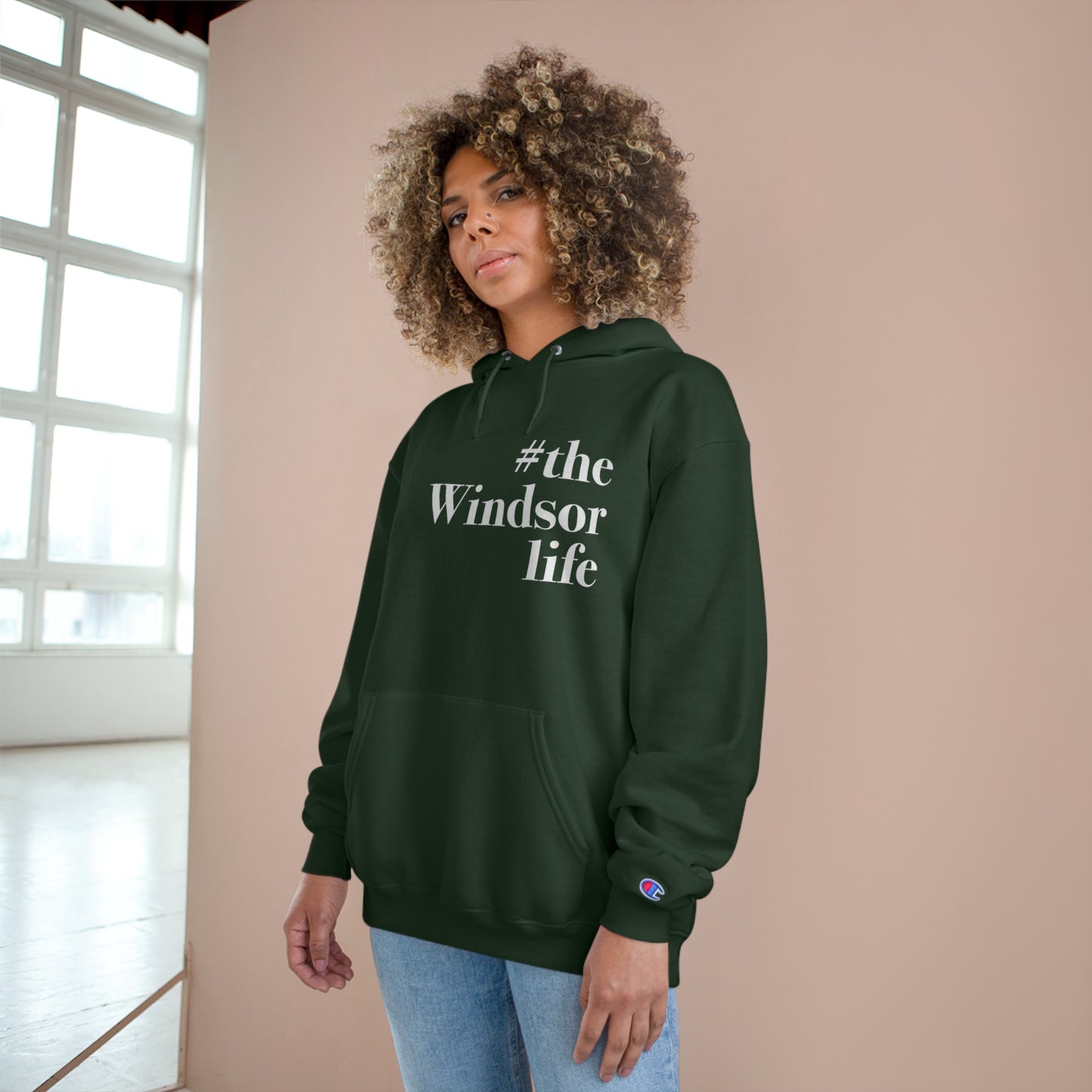 #thewindsorlife Champion Hoodie