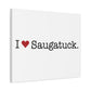 I Heart Saugatuck. Matte Canvas, Stretched, 1.25"