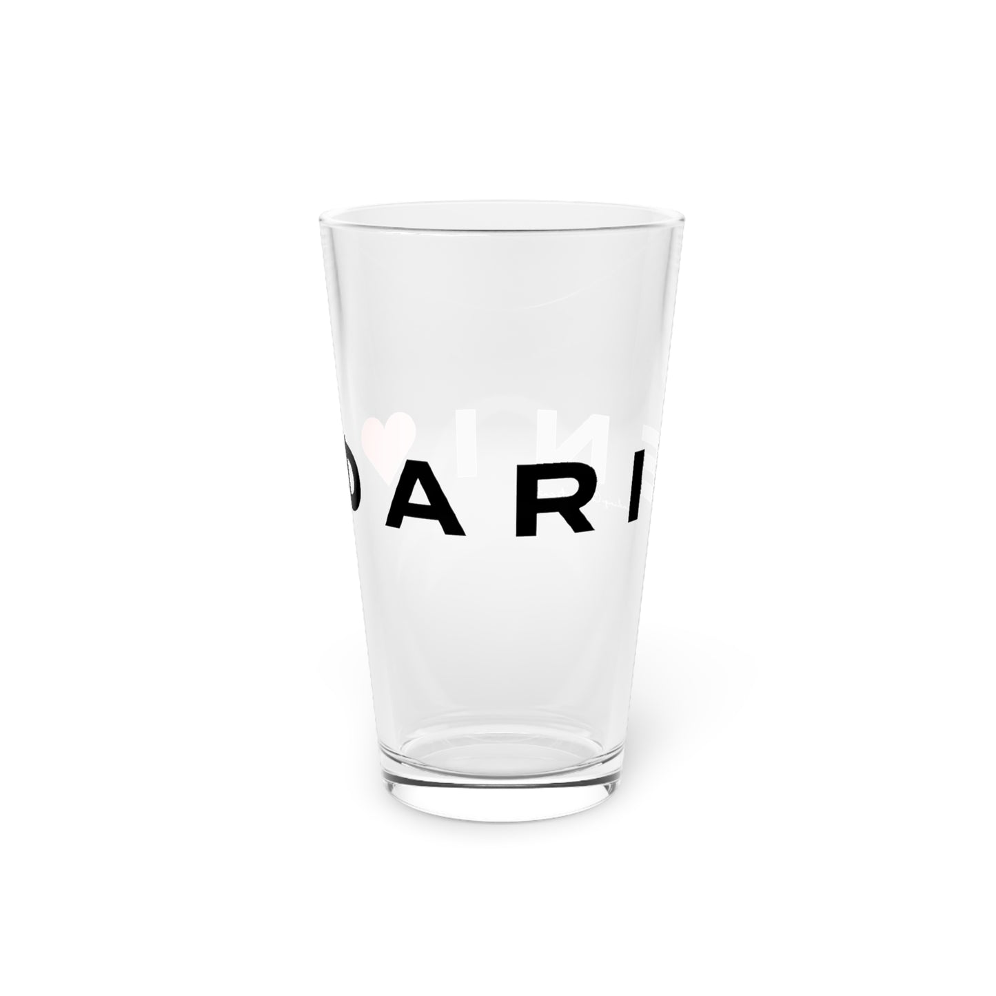 Darien Vision Pint Glass, 16oz