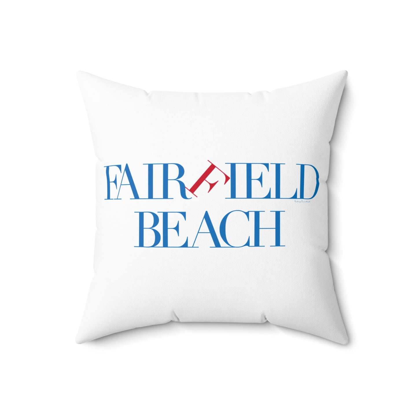 41 Tilt Fairfield Beach Spun Polyester Square Pillow