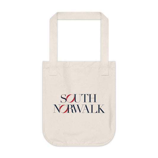 41 Tilt South Norwalk Organic Canvas Tote Bag
