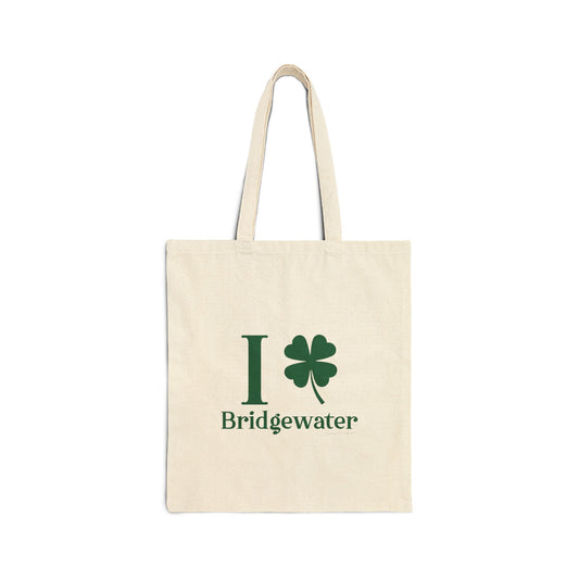 I Clover Bridgewater Cotton Canvas Tote Bag