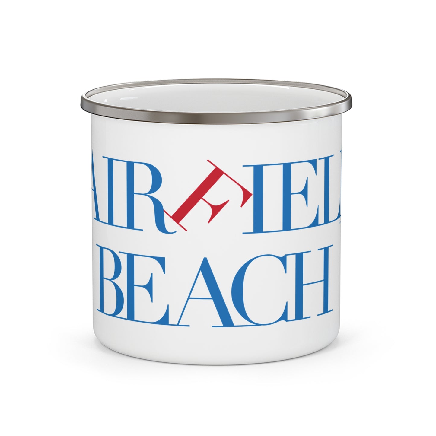 41 Tilt Fairfield Beach Enamel Camping Mug