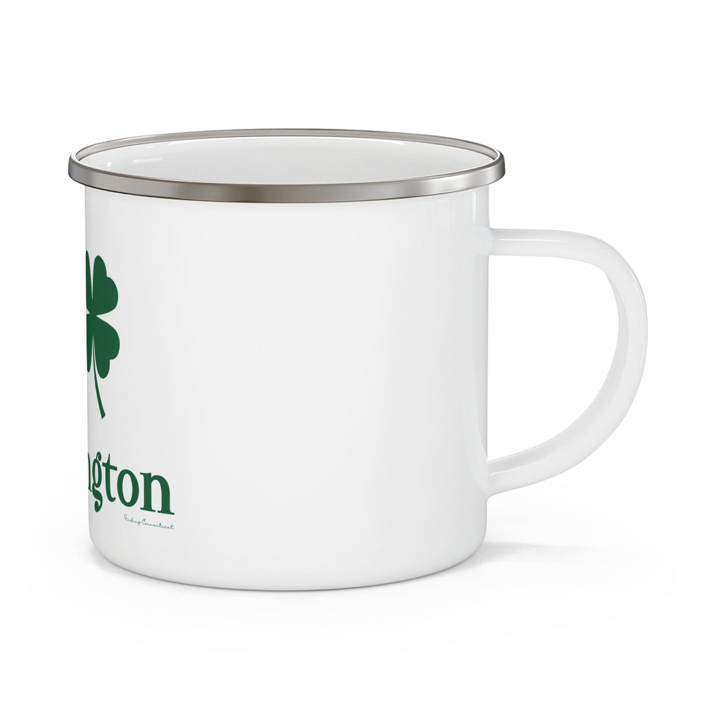 I Clover Southington Enamel Camping Mug