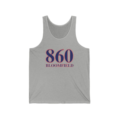 860 Bloomfield Red White & Blue Unisex Jersey Tank Top