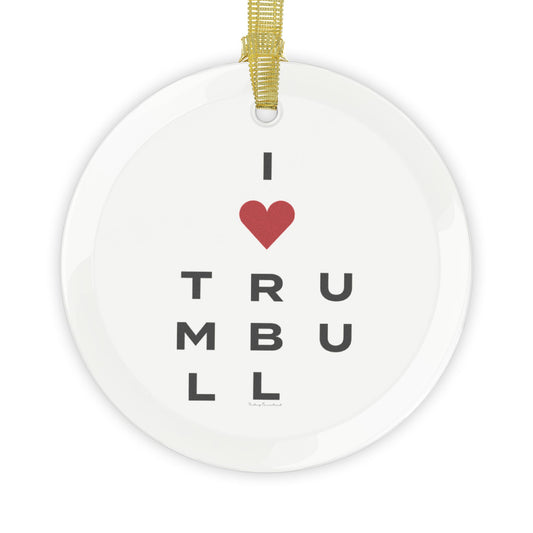 Trumbull Vision Glass Ornaments