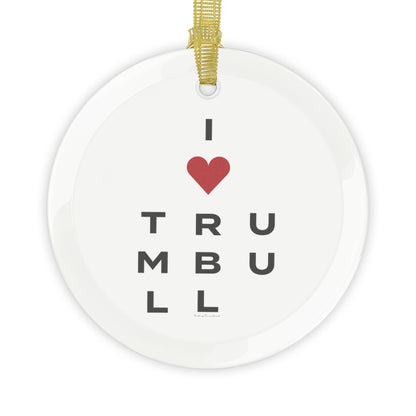 Trumbull Vision Glass Ornaments