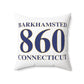 Barkhamsted 860 Connecticut Polyester Square Pillow
