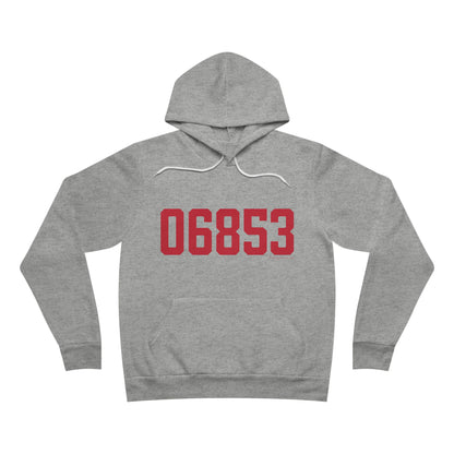 06853 Norwalk Connecticut Zip Code Unisex Sponge Fleece Pullover Hoodie Sweatshirt