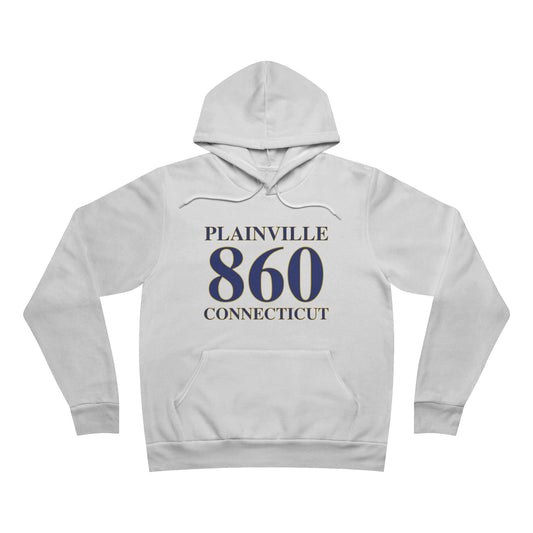 Plainville 860 Connecticut Unisex Sponge Fleece Pullover Hoodie