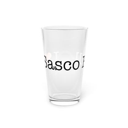 I Heart Sasco Hill. Pint Glass, 16oz