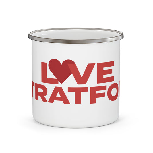 Love Stratford Enamel Camping Mug